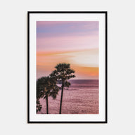 Palm Trees Photo Color No 5 Poster