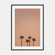 Palm Trees Photo Color No 6 Poster