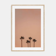 Palm Trees Photo Color No 6 Poster