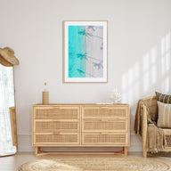 Palm Trees Shadows Photo Color Poster