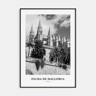 Palma de Mallorca Portrait B&W No 1 Poster