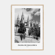 Palma de Mallorca Portrait B&W No 1 Poster