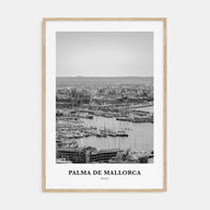 Palma de Mallorca Portrait B&W No 2 Poster