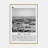 Palma de Mallorca Travel B&W No 1 Poster
