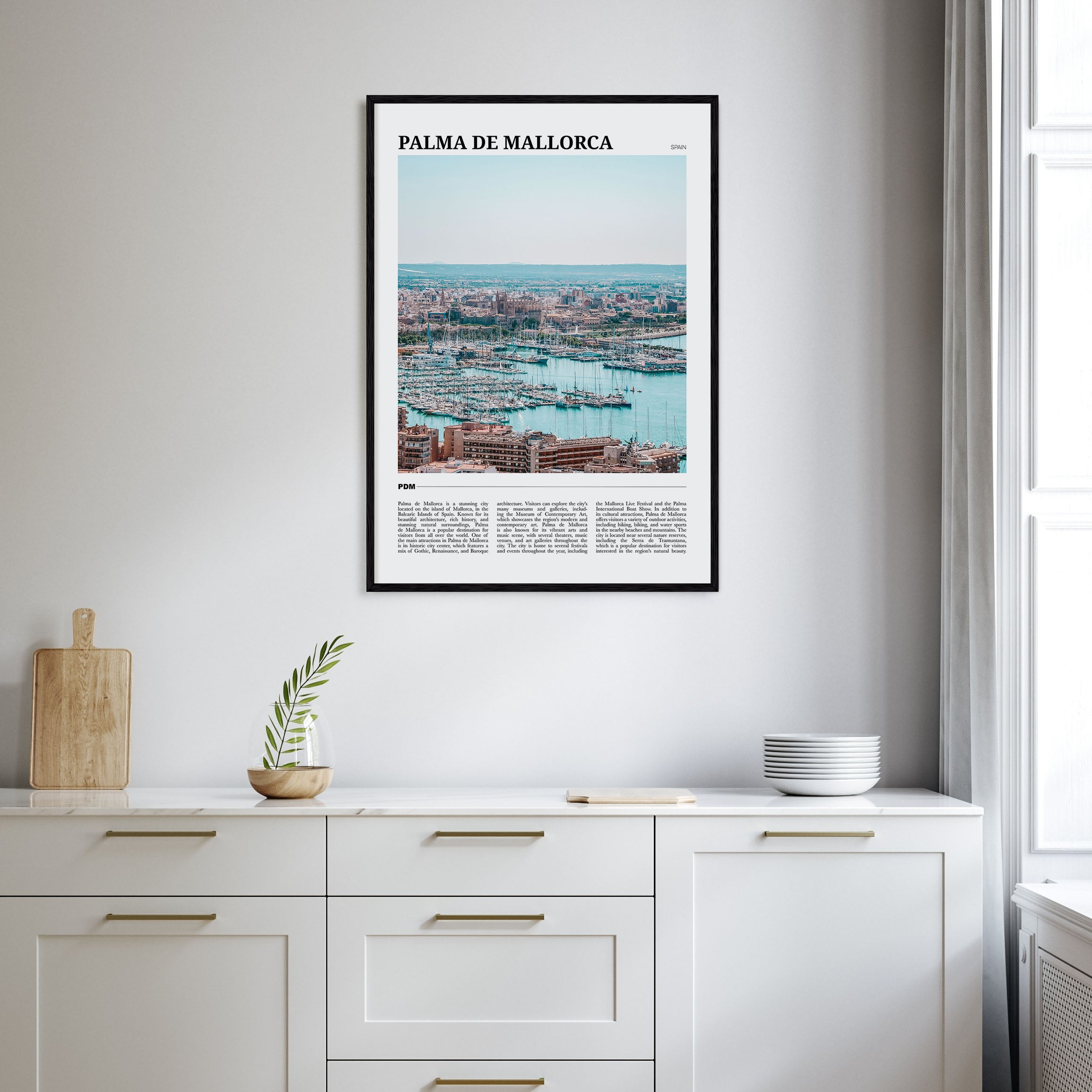 Palma de Mallorca Travel Color Poster