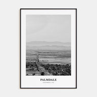 Palmdale Portrait B&W Poster