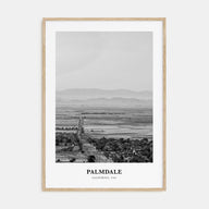 Palmdale Portrait B&W Poster