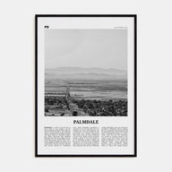 Palmdale Travel B&W Poster