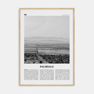 Palmdale Travel B&W Poster