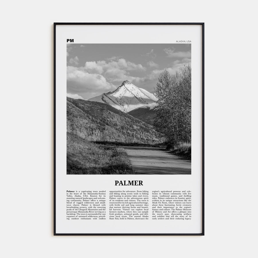Palmer Travel B&W Poster