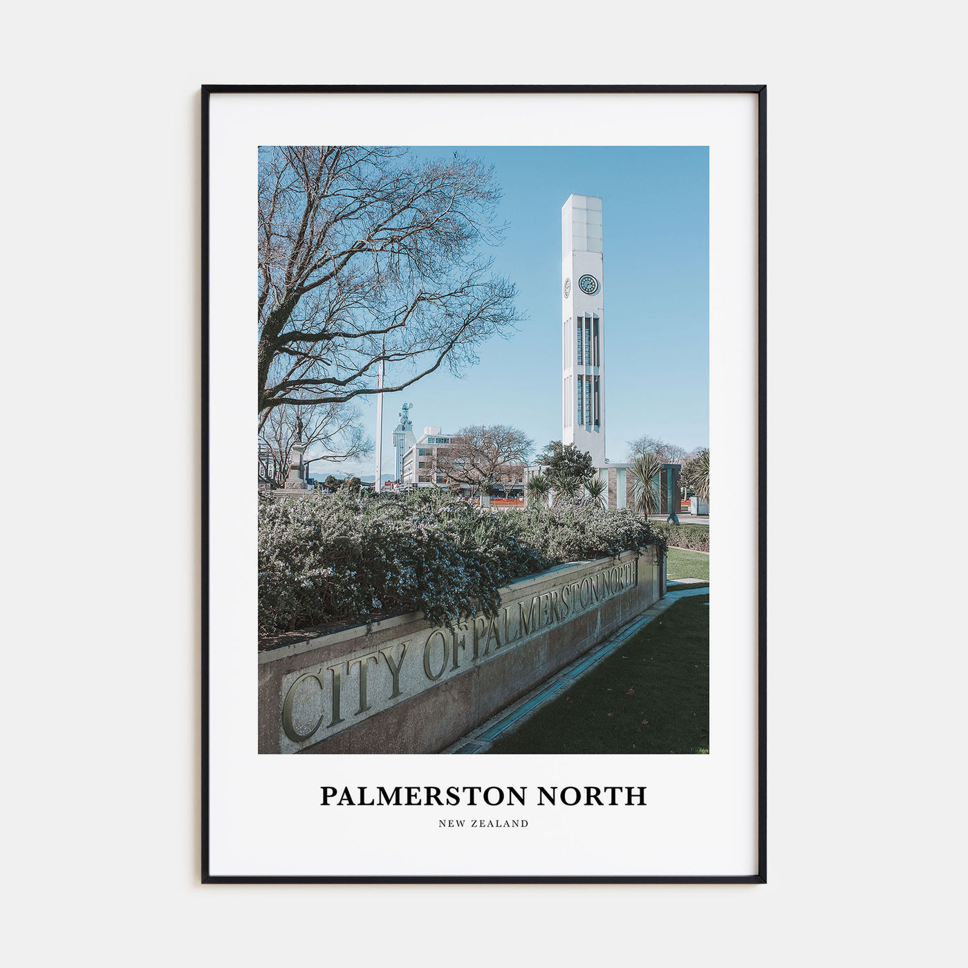 Palmerston North Portrait Color Poster
