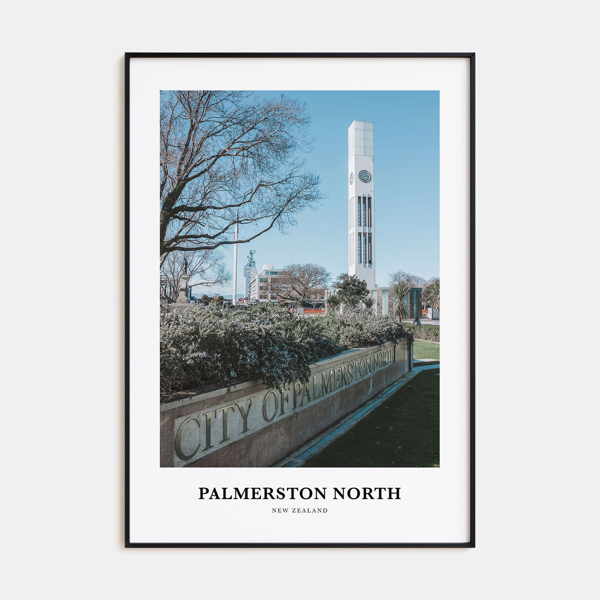 Palmerston North Portrait Color Poster