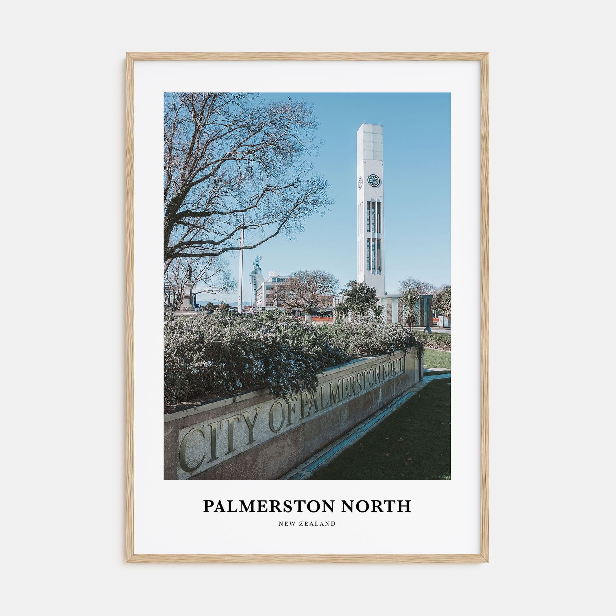 Palmerston North Portrait Color Poster