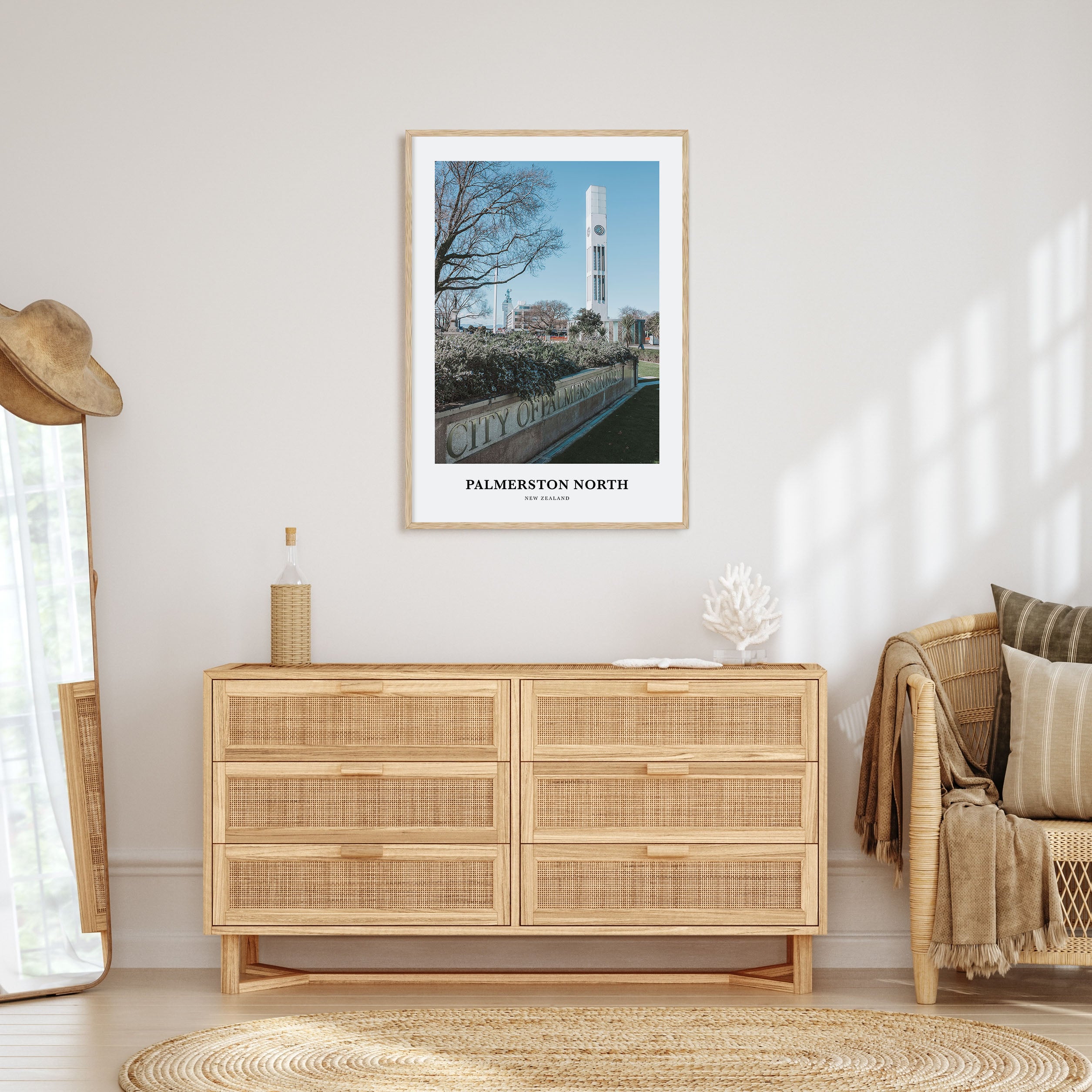 Palmerston North Portrait Color Poster