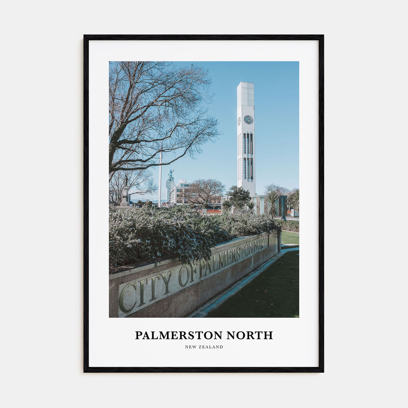 Palmerston North Portrait Color Poster