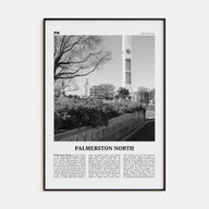 Palmerston North Travel B&W Poster