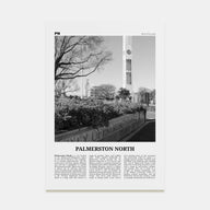 Palmerston North Travel B&W Poster