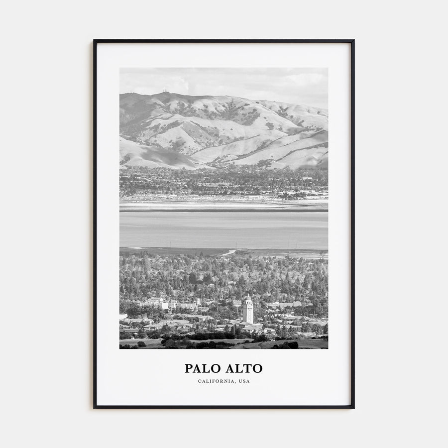 Palo Alto Portrait B&W Poster