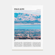 Palo Alto Travel Color Poster