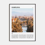 Pamplona Travel Color Poster