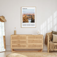 Pamplona Travel Color Poster