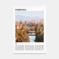 Pamplona Travel Color Poster
