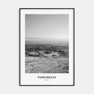 Pamukkale Portrait B&W Poster