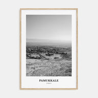 Pamukkale Portrait B&W Poster