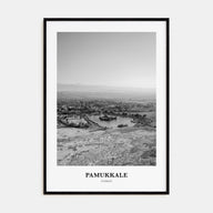 Pamukkale Portrait B&W Poster