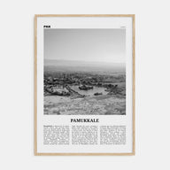 Pamukkale Travel B&W Poster
