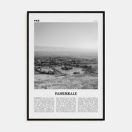 Pamukkale Travel B&W Poster