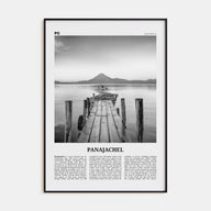 Panajachel Travel B&W Poster