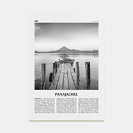 Panajachel Travel B&W Poster