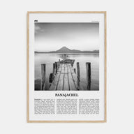Panajachel Travel B&W Poster