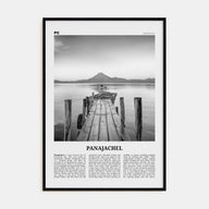 Panajachel Travel B&W Poster