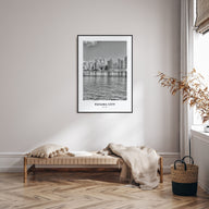 Panama City, Panama Portrait B&W No 2 Poster