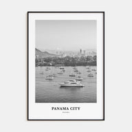 Panama City, Panama Portrait B&W No 3 Poster