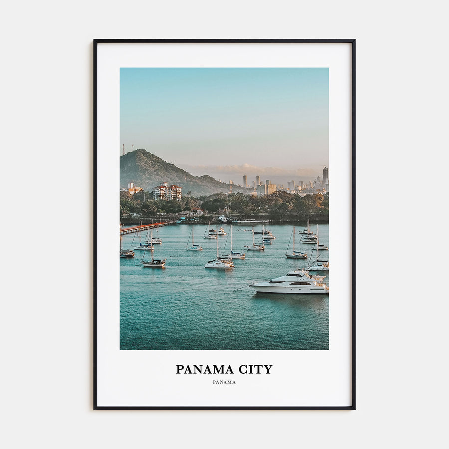 Panama City, Panama Portrait Color No 1 Poster