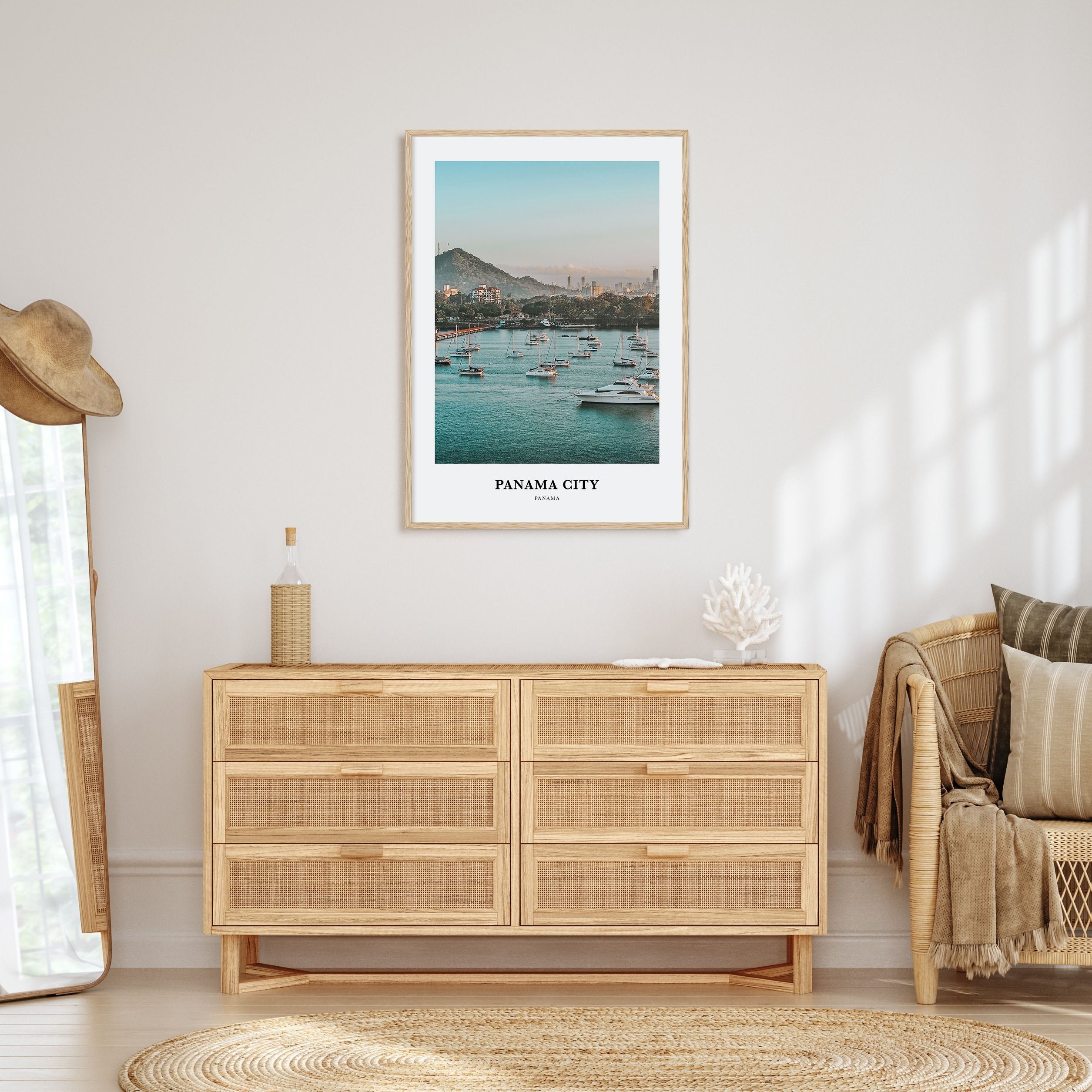 Panama City, Panama Portrait Color No 1 Poster