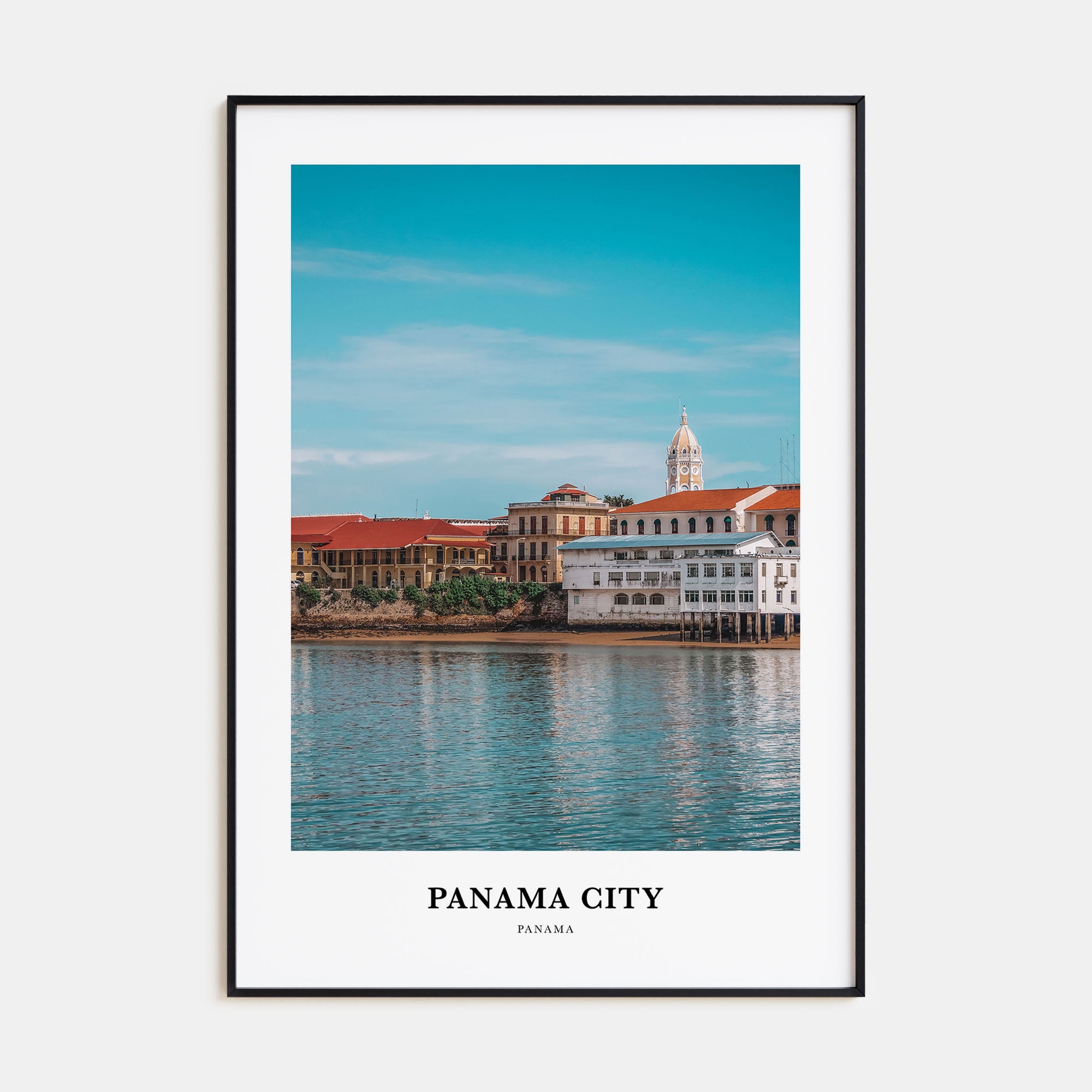 Panama City, Panama Portrait Color No 2 Poster