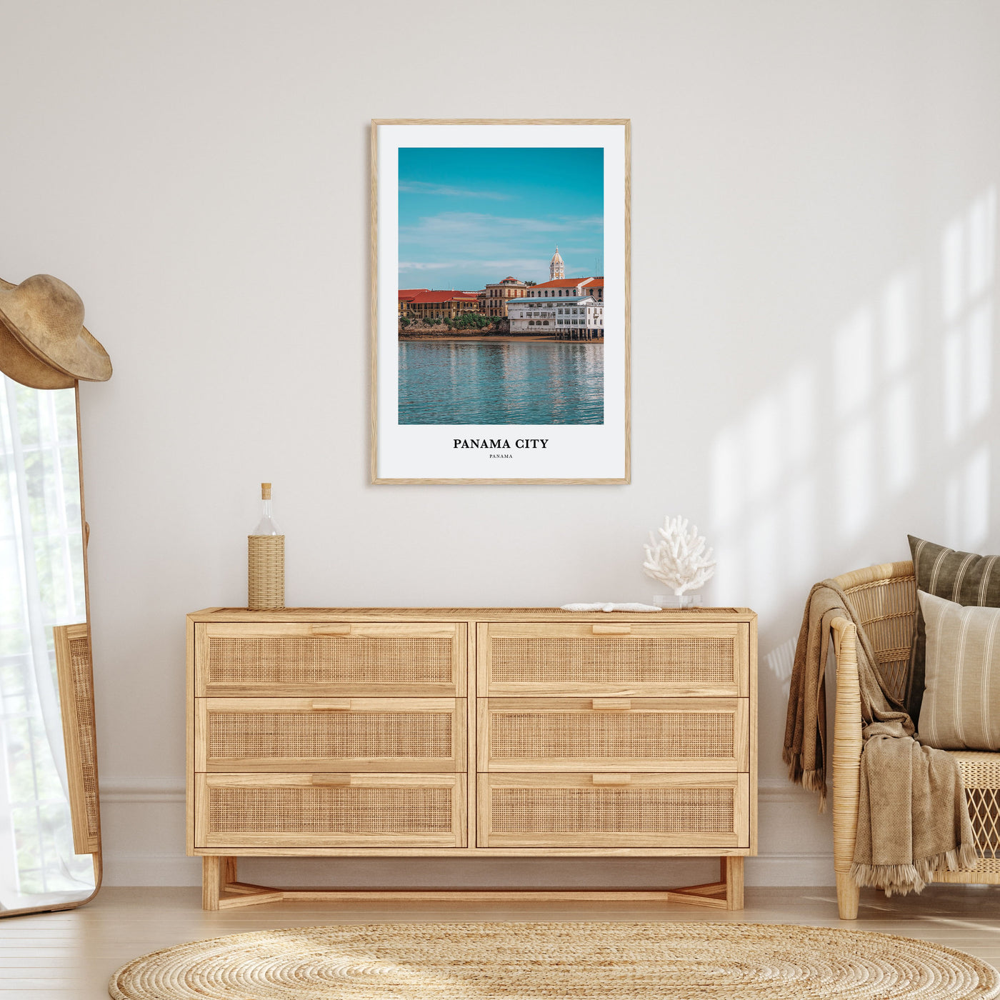 Panama City, Panama Portrait Color No 2 Poster