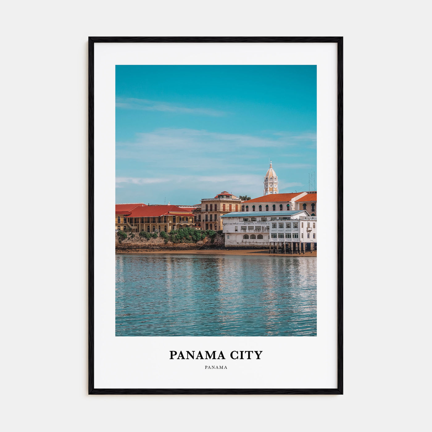 Panama City, Panama Portrait Color No 2 Poster