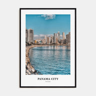 Panama City, Panama Portrait Color No 3 Poster