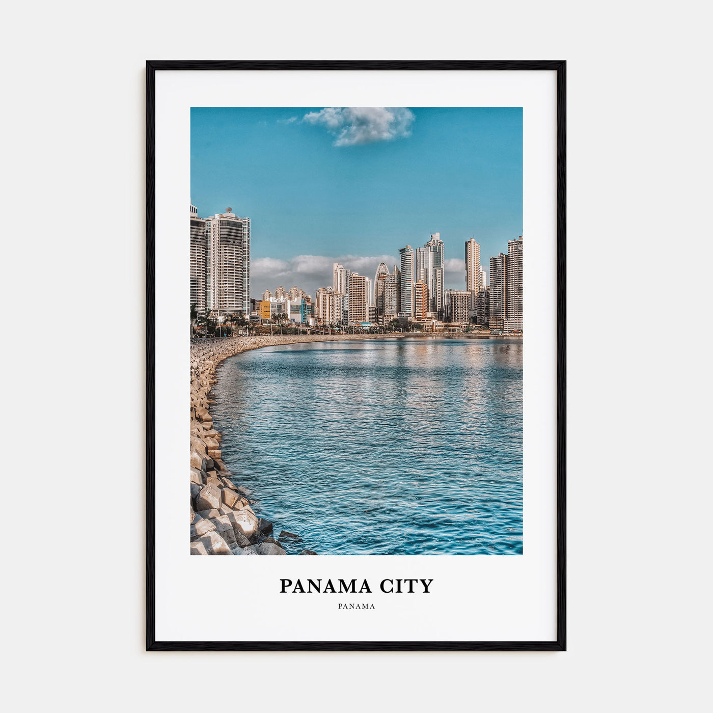 Panama City, Panama Portrait Color No 3 Poster