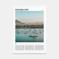 Panama City, Panama Travel Color No 1 Poster