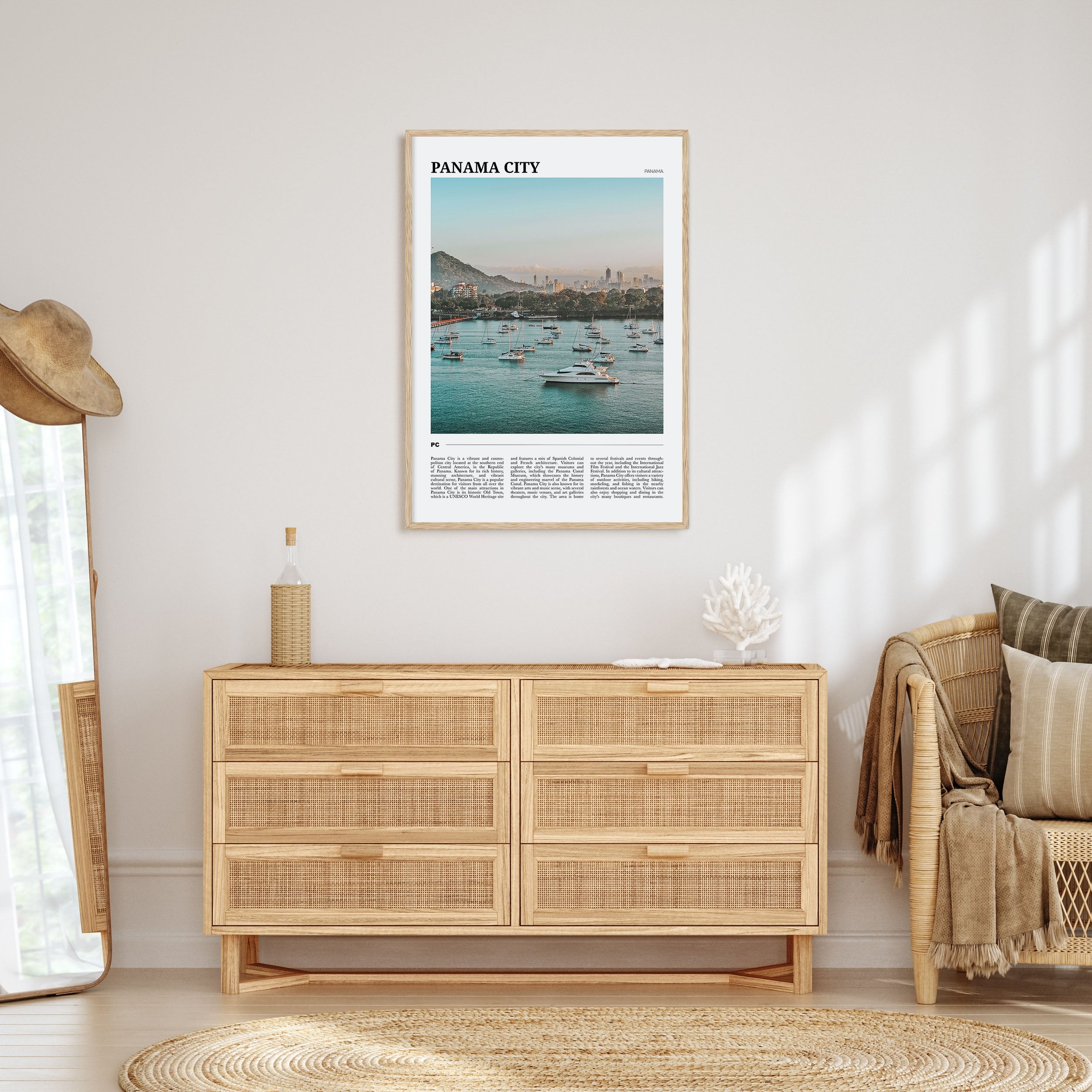 Panama City, Panama Travel Color No 1 Poster