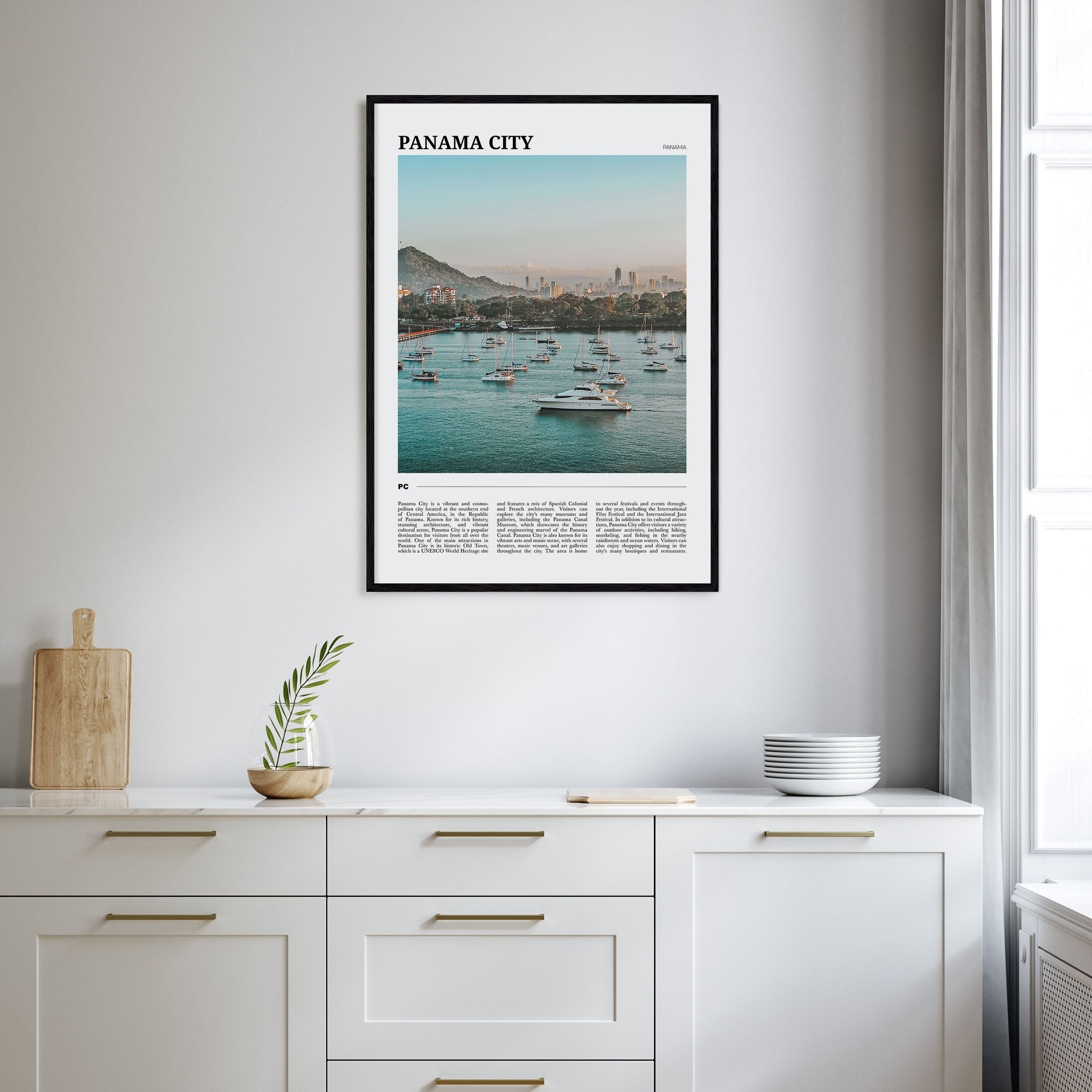 Panama City, Panama Travel Color No 1 Poster