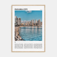 Panama City, Panama Travel Color No 3 Poster