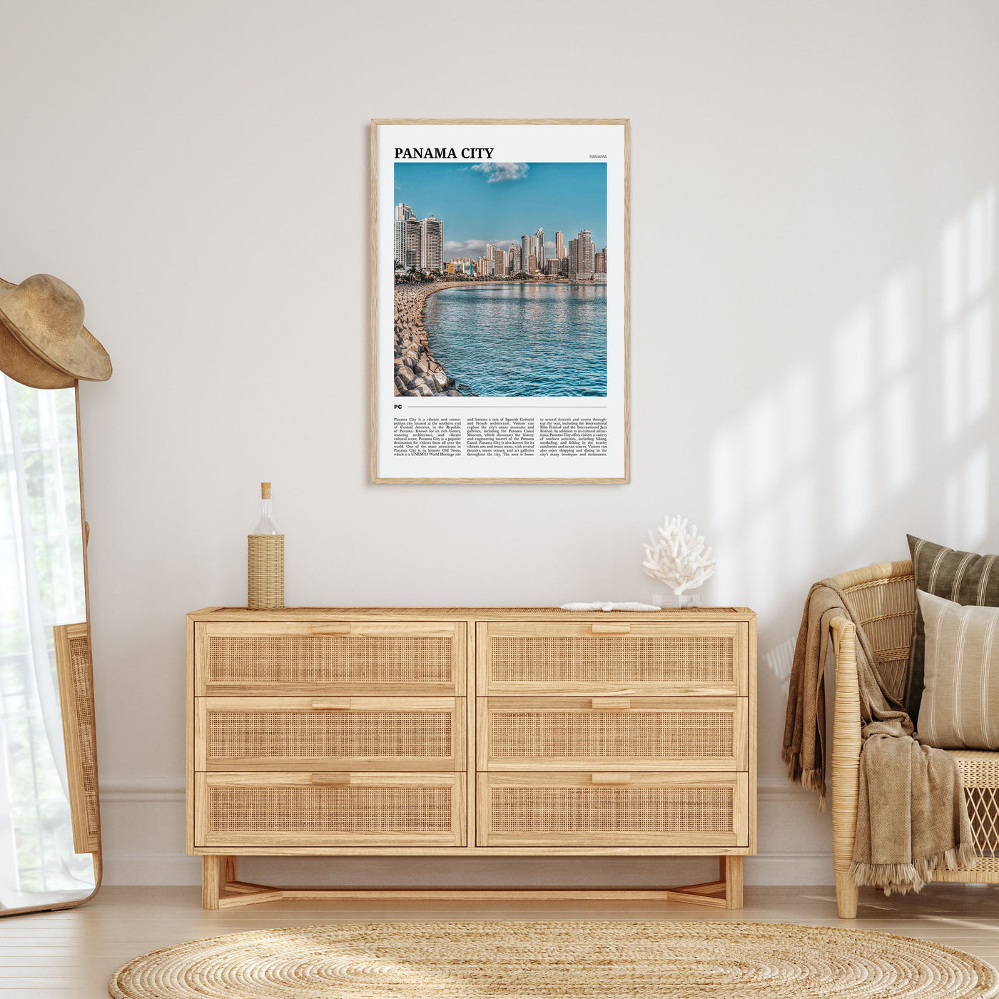 Panama City, Panama Travel Color No 3 Poster