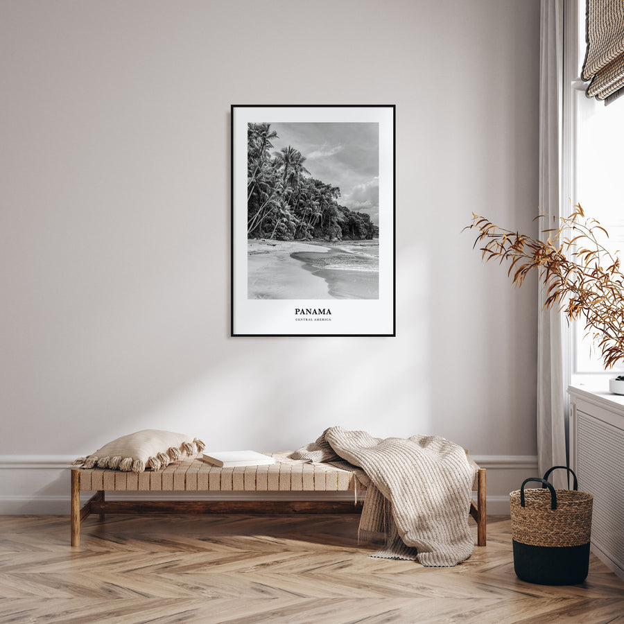 Panama Portrait B&W No 1 Poster